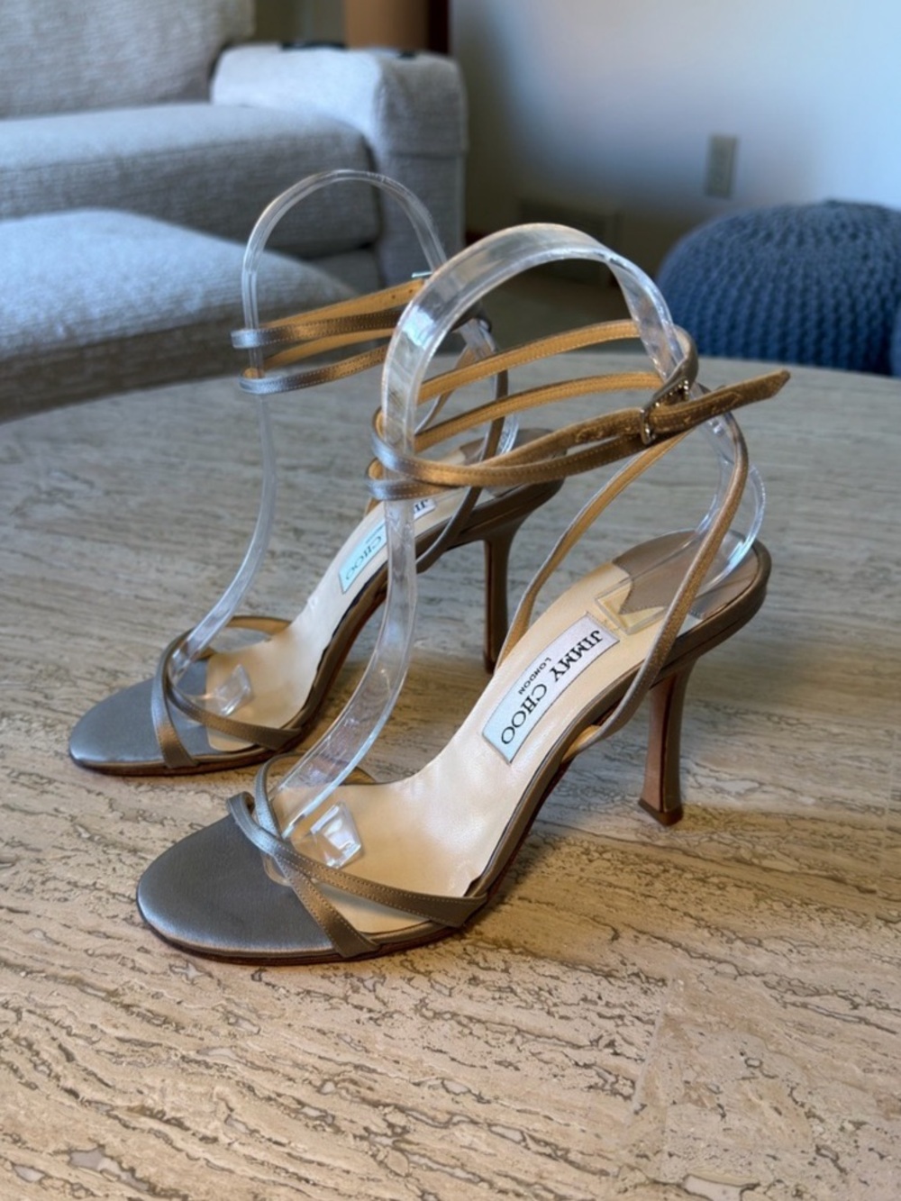 Jimmy Choo Satin Stiletto